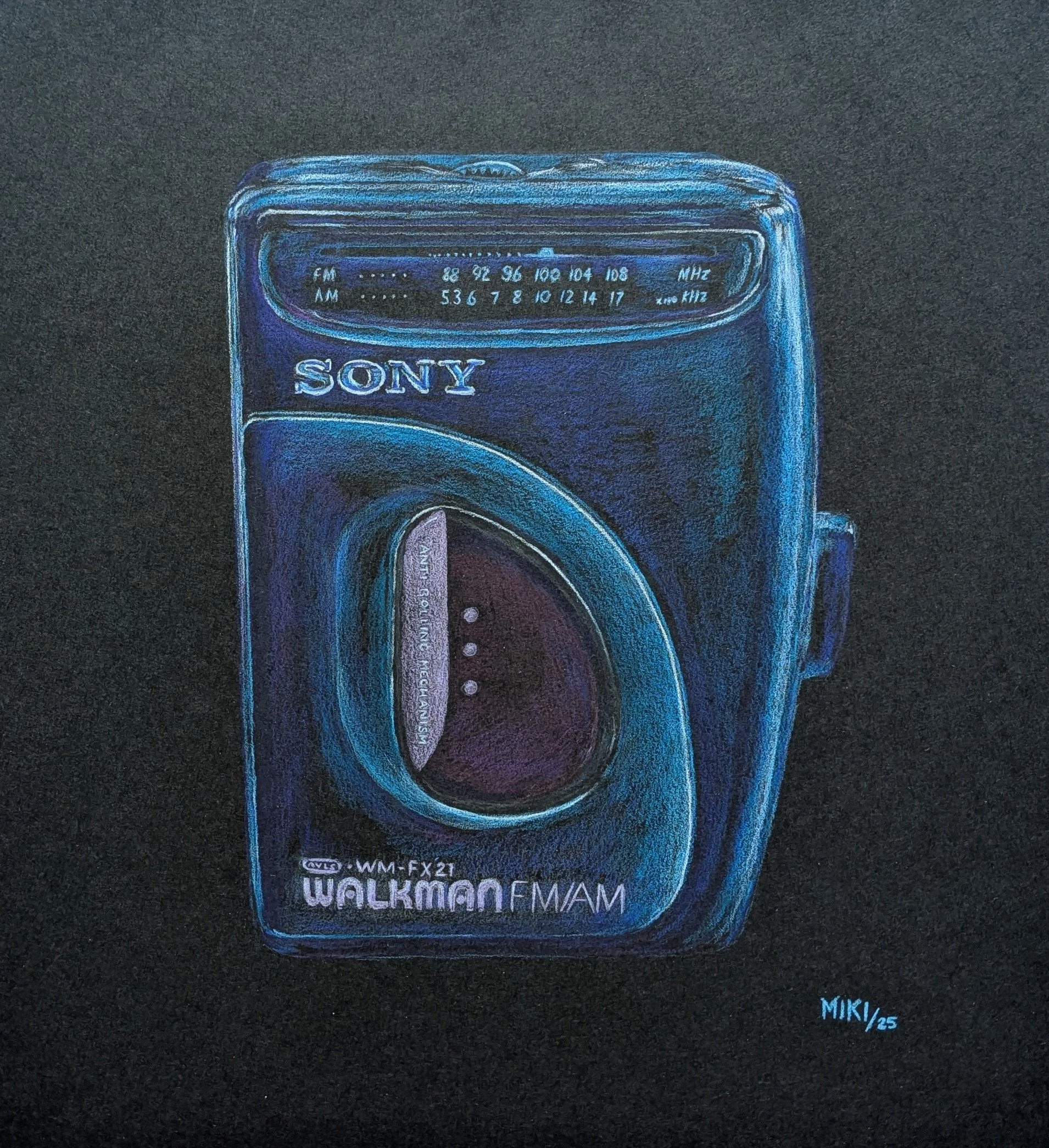 WM-FX22", colour pencil, 10" x 11", May 2025