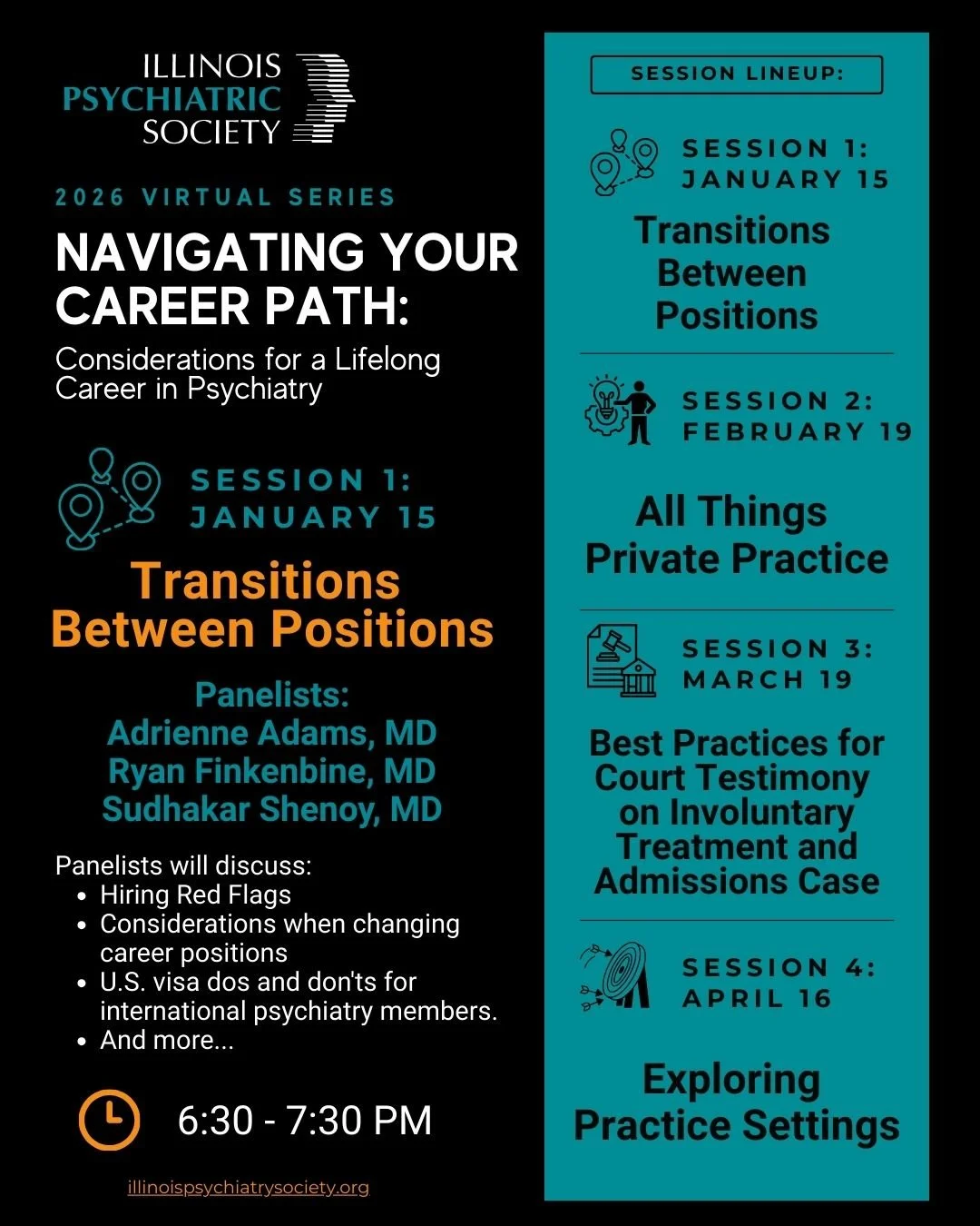 2026 Virtual Series- Navigating Your Career Path: Considerations for a Lifelong Career in Psychiatry