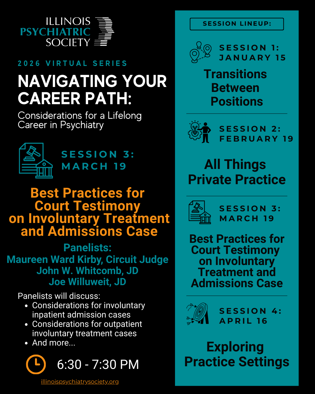 2026 Virtual Series- Navigating Your Career Path: Considerations for a Lifelong Career in Psychiatry 