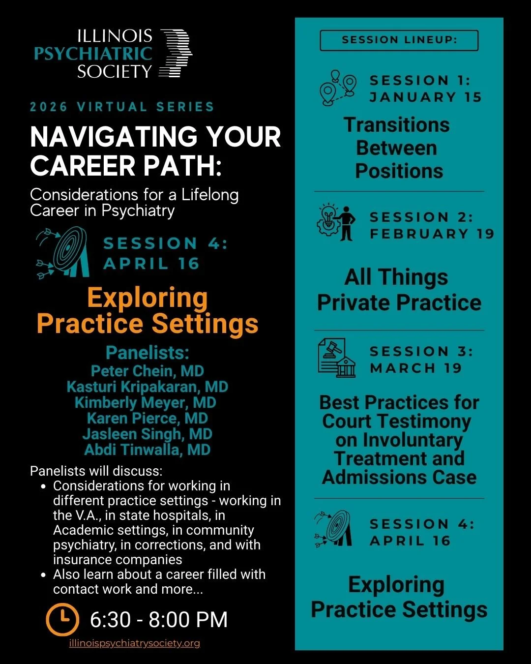 2026 Virtual Series- Navigating Your Career Path: Considerations for a Lifelong Career in Psychiatry