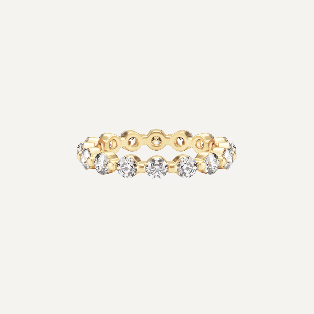 Bezel Diamond Eternity Band