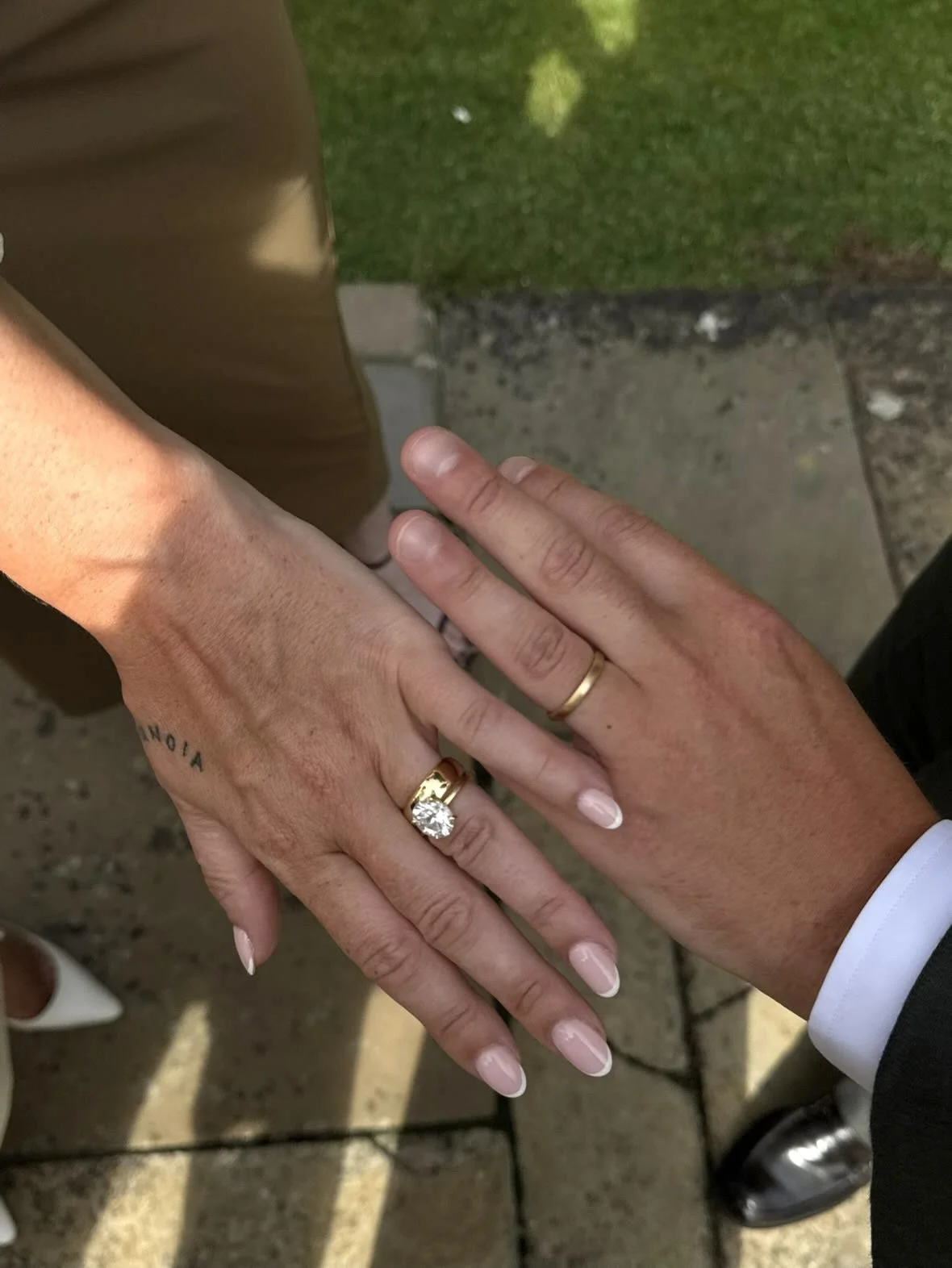 The Perfect Pair. Wedding Band Set