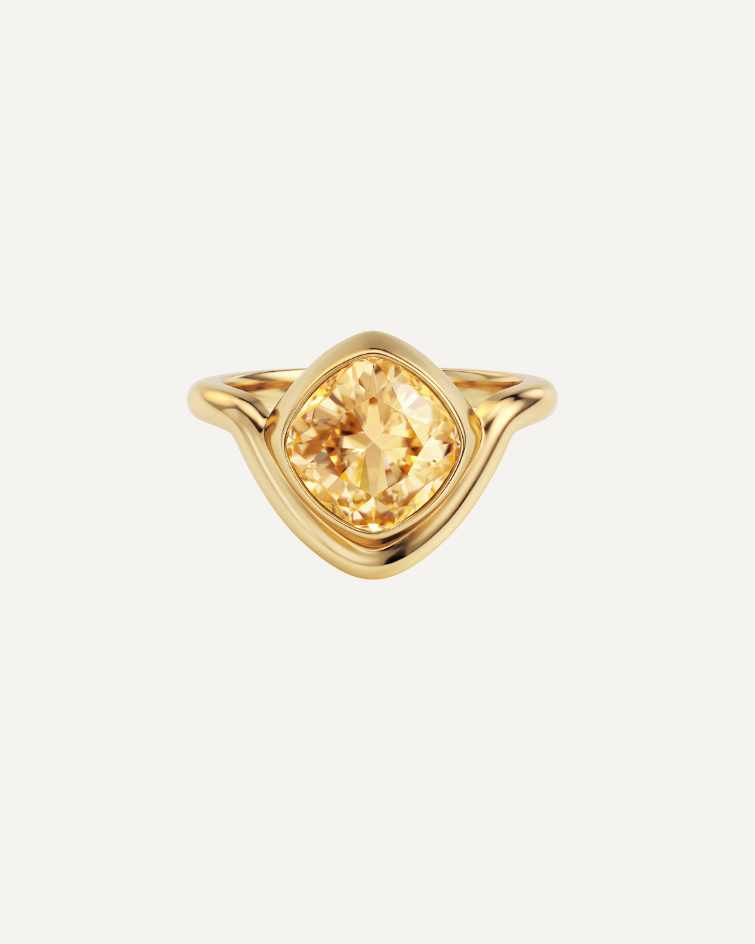 Cushion Signet Ring