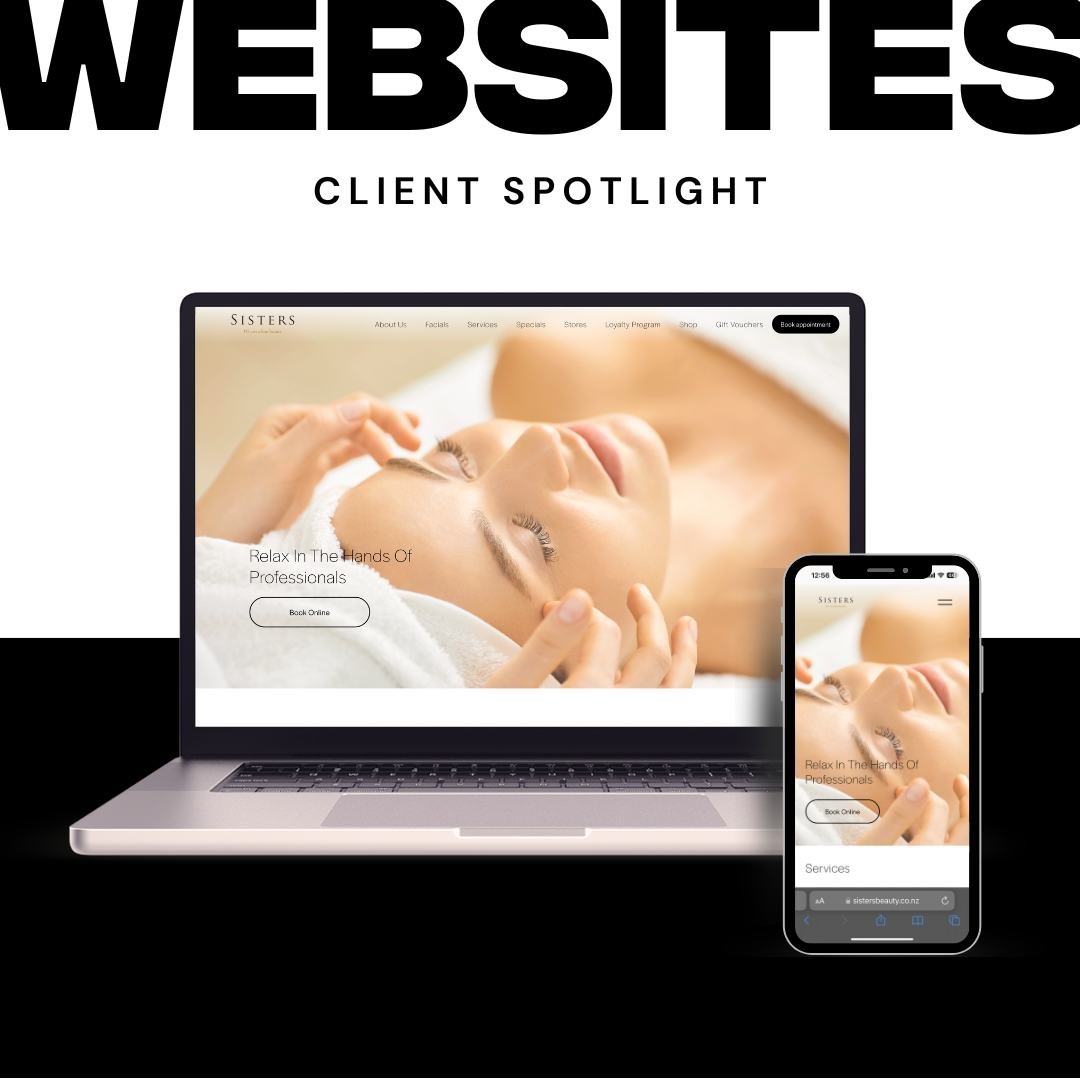 Client spotlight on Sisters Beauty! 

Sisters Beauty wanted a brand new website to give their brand a fresh, elevated look before they started investing in ads to drive online bookings, and that's exactly what was achieved! 

Best of all, being built