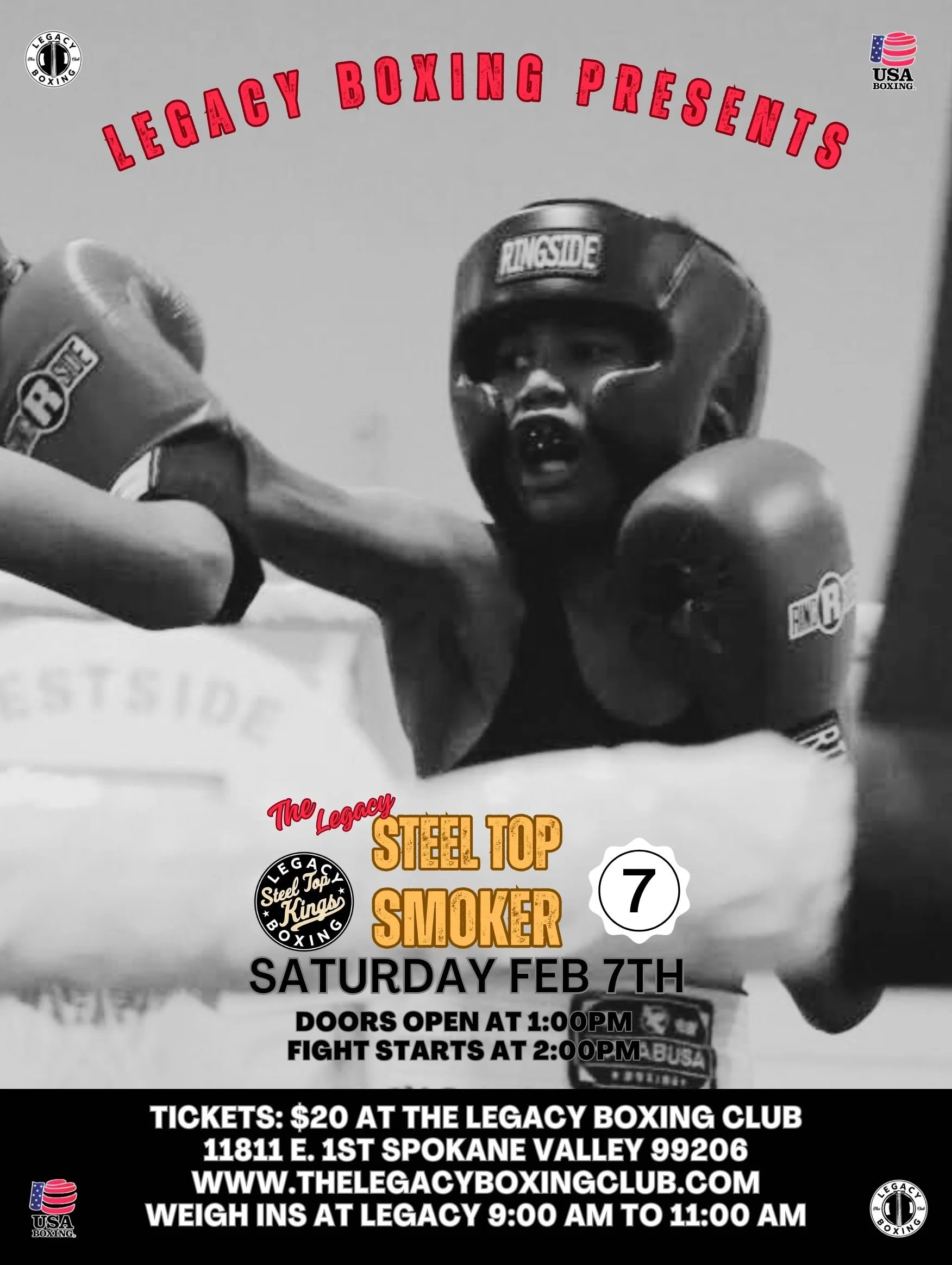 Steel Top Smoker 7: 12 And Under Ticket