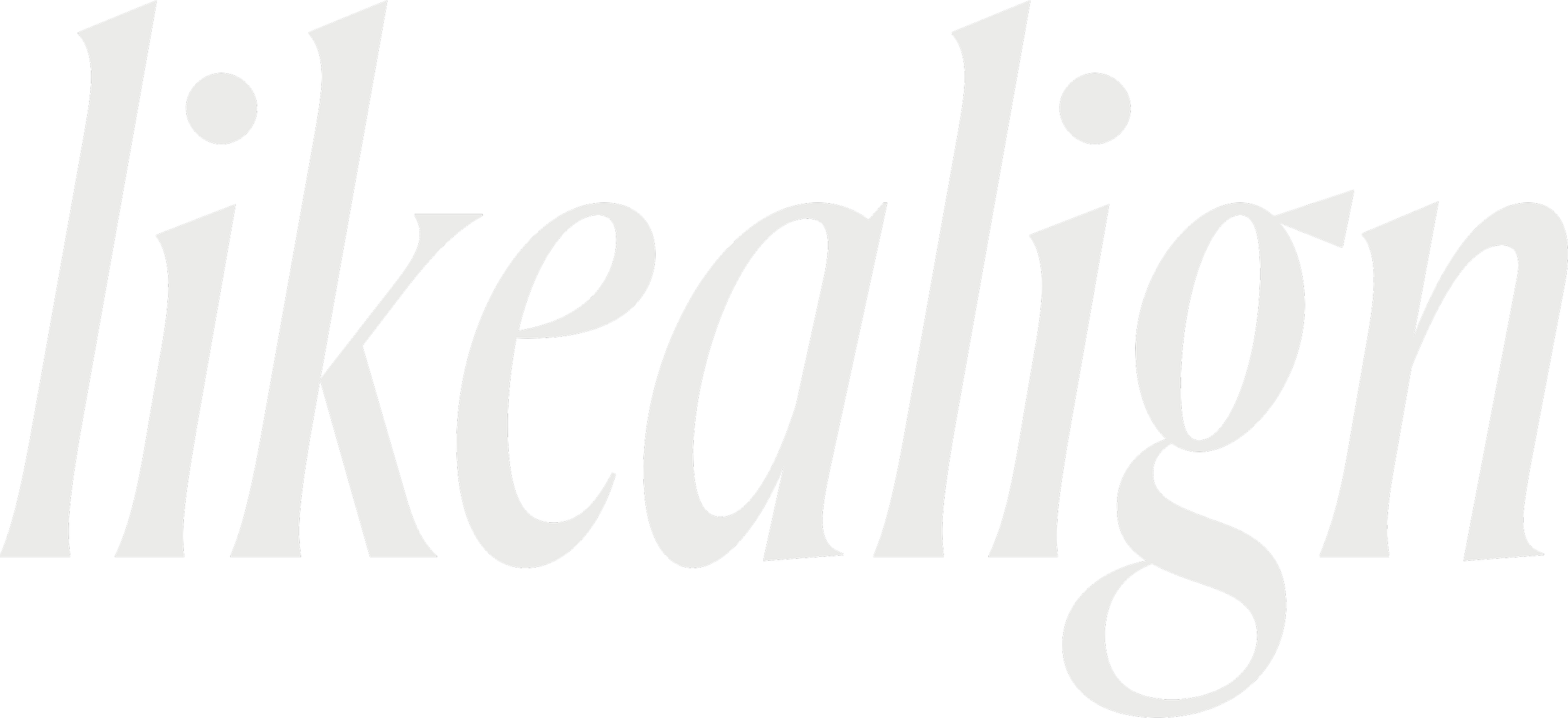 Likealign logo detail