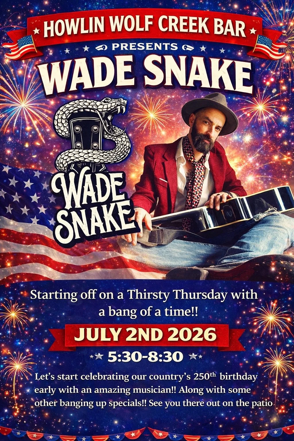 Music by Wade Snake