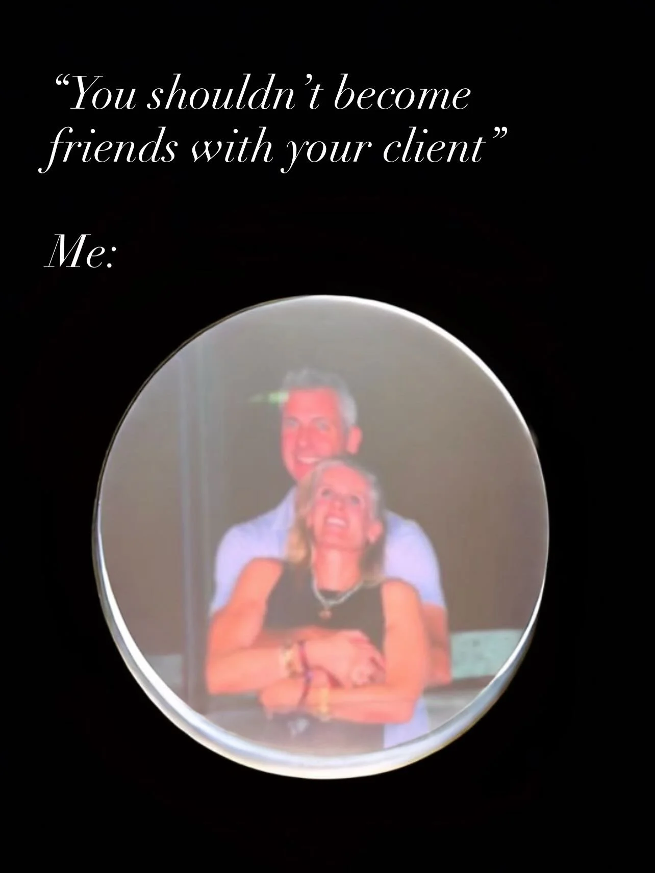 She&rsquo;s just my client I promise! 😅 #funny #nailtechlife #nailtechhumor
