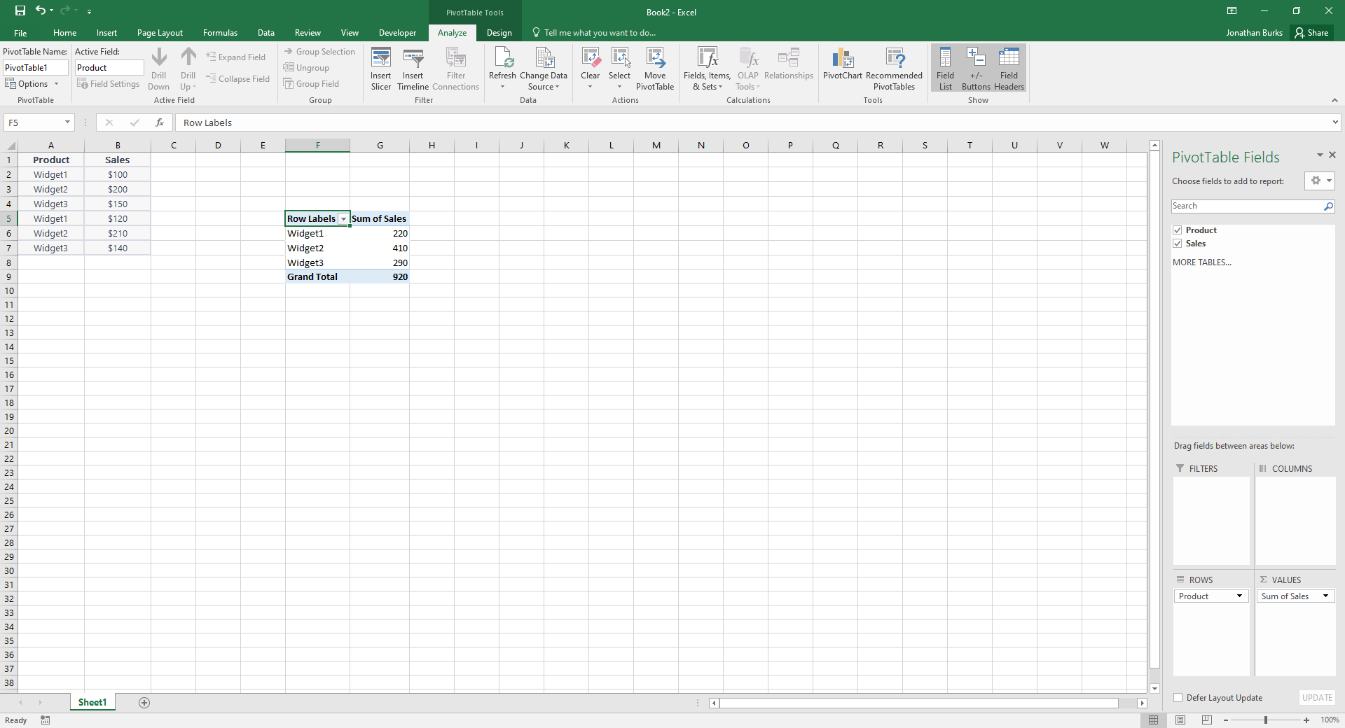 How to Use the GETPIVOTDATA Function in Excel — Excel Delta | Mastery ...