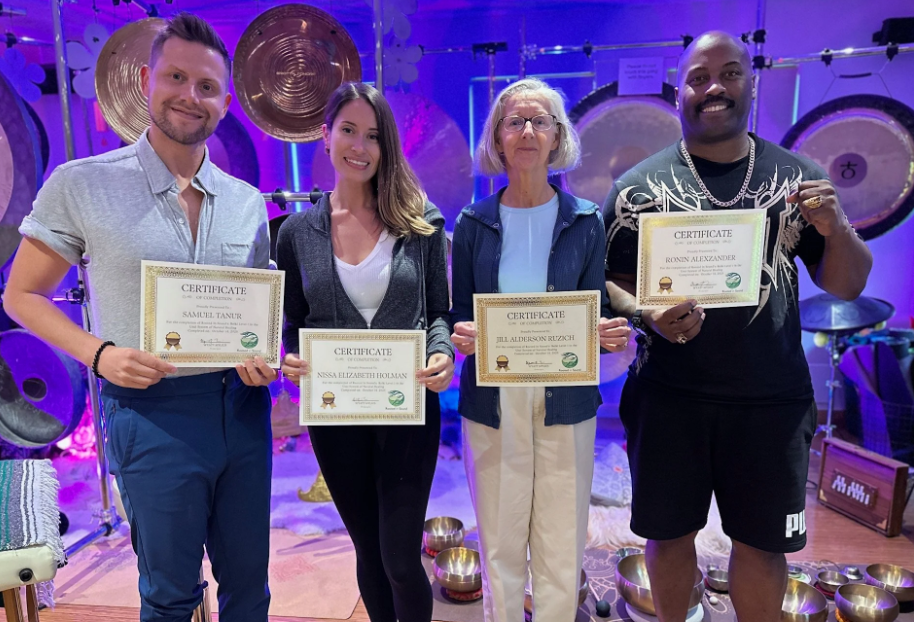 students getting their Rooted In Sound ISTA Certification