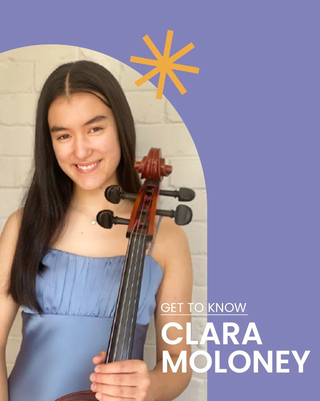 Get to Know Our Finalists ✨

Meet Clara Moloney, a JCNYCC 2025 finalist. A Rising Stars scholarship student at the Sydney Conservatorium, Clara has worked with Julian Smiles and Li-Wei Qin and is active in ACO Academy and AYO programs

She will perfo