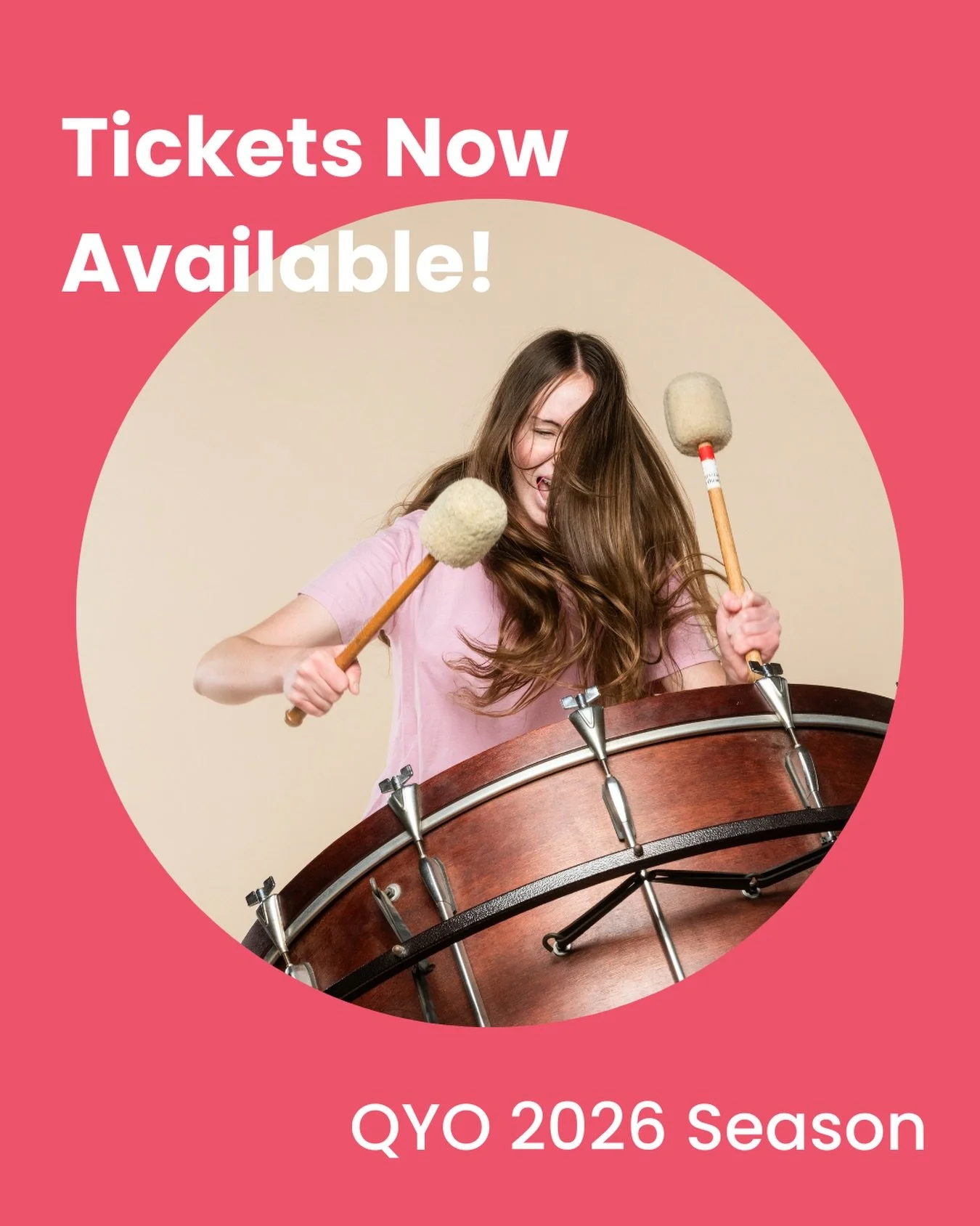 QYO 2026 SEASON ON SALE NOW! 🎶

Big music. Bold programs. Unmissable performances. 2026 is shaping up to be our biggest season yet!

🎟️ Tickets in bio and on our website!

#qyo #queenslandyouthorchestras