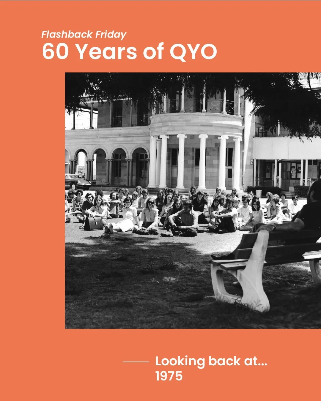 #flashbackfriday | 1975

This week, we're taking a look back at 1975! This year marks the arrival of Chen Yang, who joined QYS as First Violin 🎻. Chen was the conductor of QYO3 from 1983 to 1988, and since 1991 has been the conductor of the Junior S