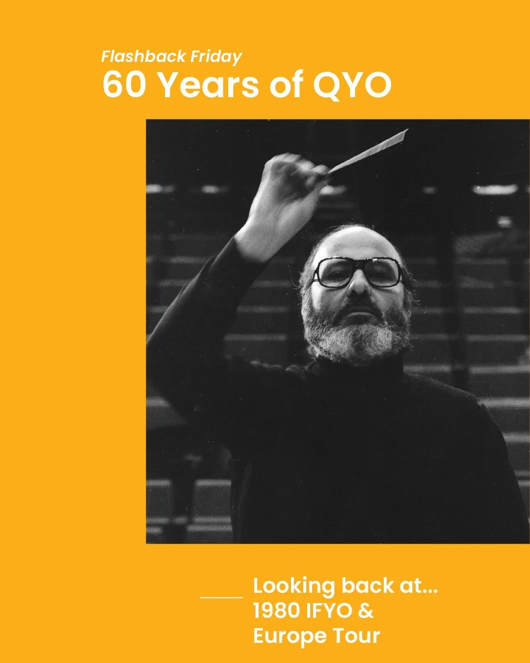#fbf 1980

A continuation from last week&rsquo;s Flashback Friday that explored 1976&rsquo;s European tour, this week we&rsquo;re taking a look at the 1980 Europe tour that coincided with the International Festival of Youth Orchestras in Aberdeen, wh