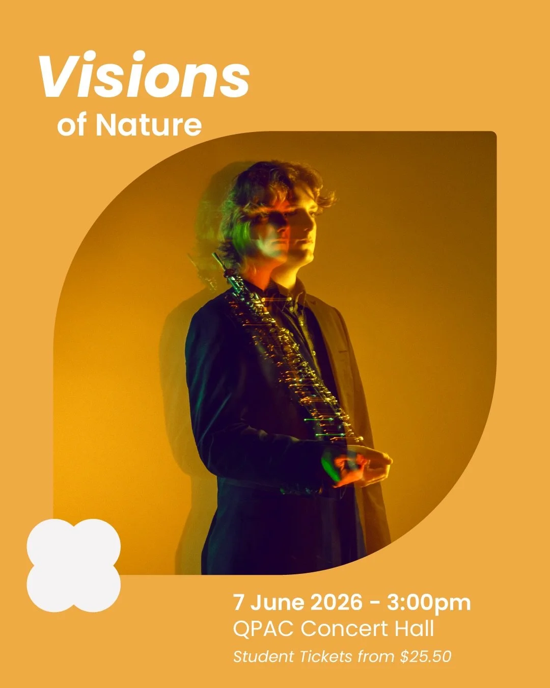 QYS: Visions of Nature - Grab your tickets now

Join Queensland Youth Symphony and conductor Simon Hewett for Visions of Nature, an evening of breathtaking scale and quiet reflection. From the serenity of Beethoven&rsquo;s Pastoral to the towering he