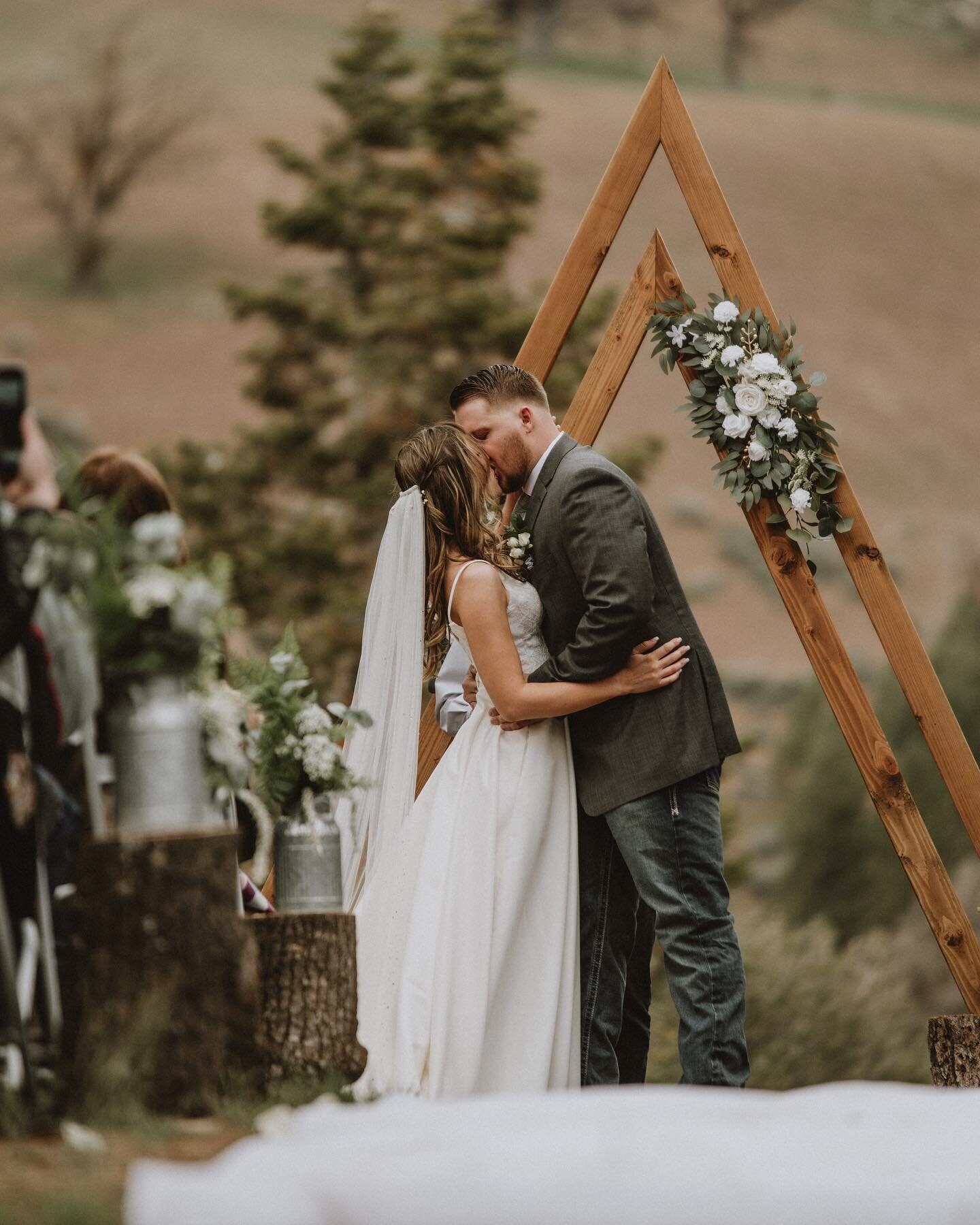 That moment you know you sealed the deal!! #married #youmaykissthebride #engaged #weddingphotographer  #losangelesweddingphotographer