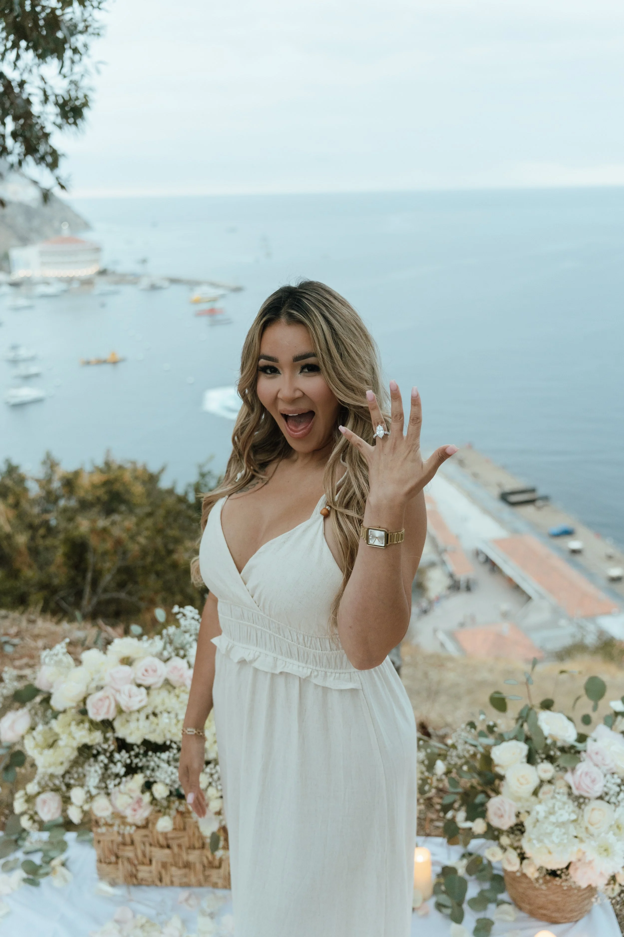 A Surprise Proposal Above the Sea: Eric &amp; Kareli’s Catalina Island Love Story