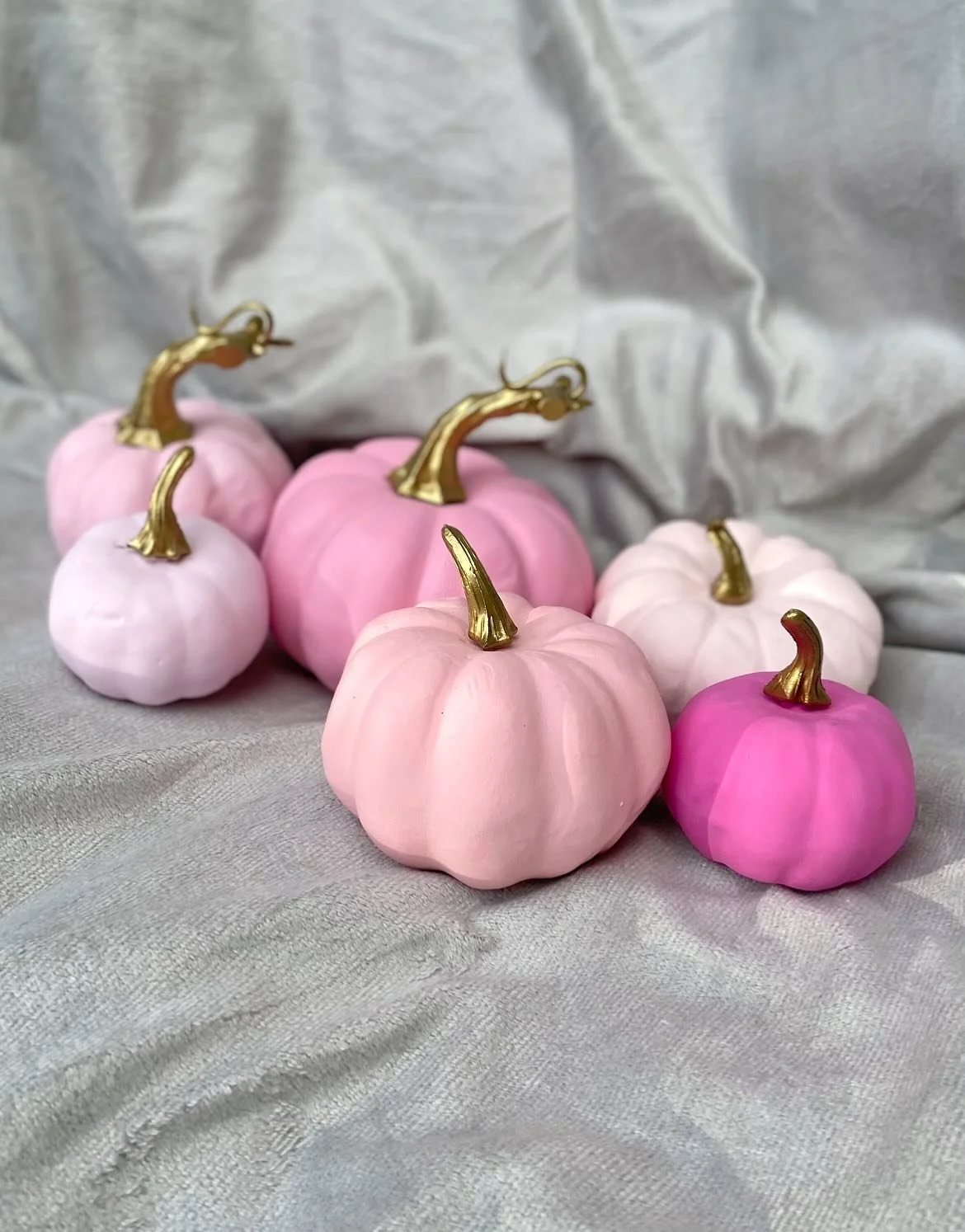 Our poly pumpkins make the perfect bespoke detail to add to certain empty spaces your trying to fill with the autumn vibes! 

Handpainted in any colour you desire, can even be matched with your own wall paint, and options of 3 of our chrome finishes 