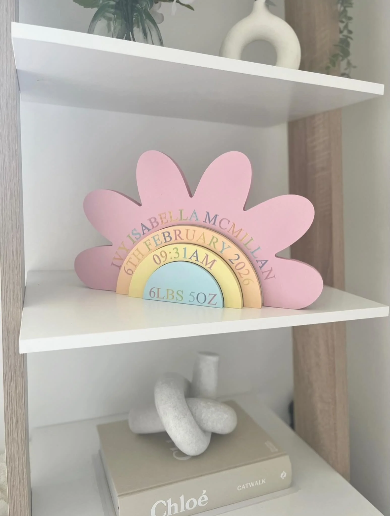 Our stackers have been our best sellers for so many years now, I love seeing which themes and colours you all choose😍🌈🌸

🔎 Flower Stacker
🎨 Pastel Rainbow 

#nurserydecor #flowernursery #rainbownursery #babykeepsake #newbabygift