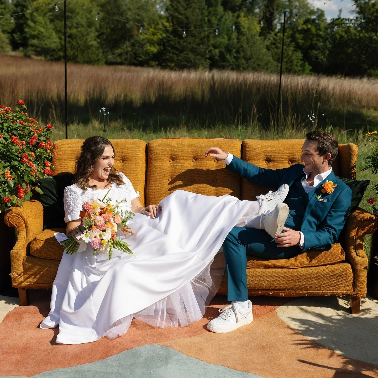 ✨Love in every detail✨
From the ceremony to the dance floor, Claire and Skyler&rsquo;s celebration was filled with vibrant blooms, cozy lounges, eclectic seating, and the dreamiest lantern glow. 🌸💡✨

We&rsquo;re so honored to have been part of such
