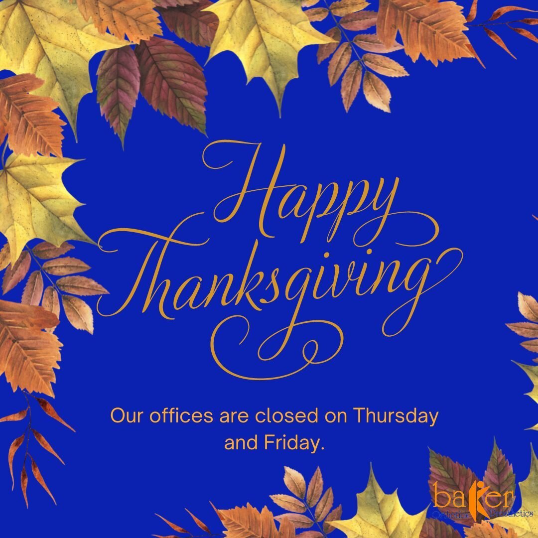 Happy Thanksgiving!🦃
Our offices are closed today and tomorrow for the holiday.