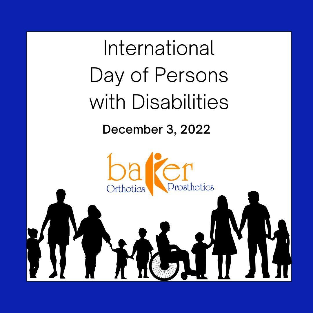 In 1992 the United Nations General Assembly declared December 3 to be International Day of Persons with Disabilities. 

Currently, 15% of the world population are living with a disability. We are honored and proud to serve this amazing community.