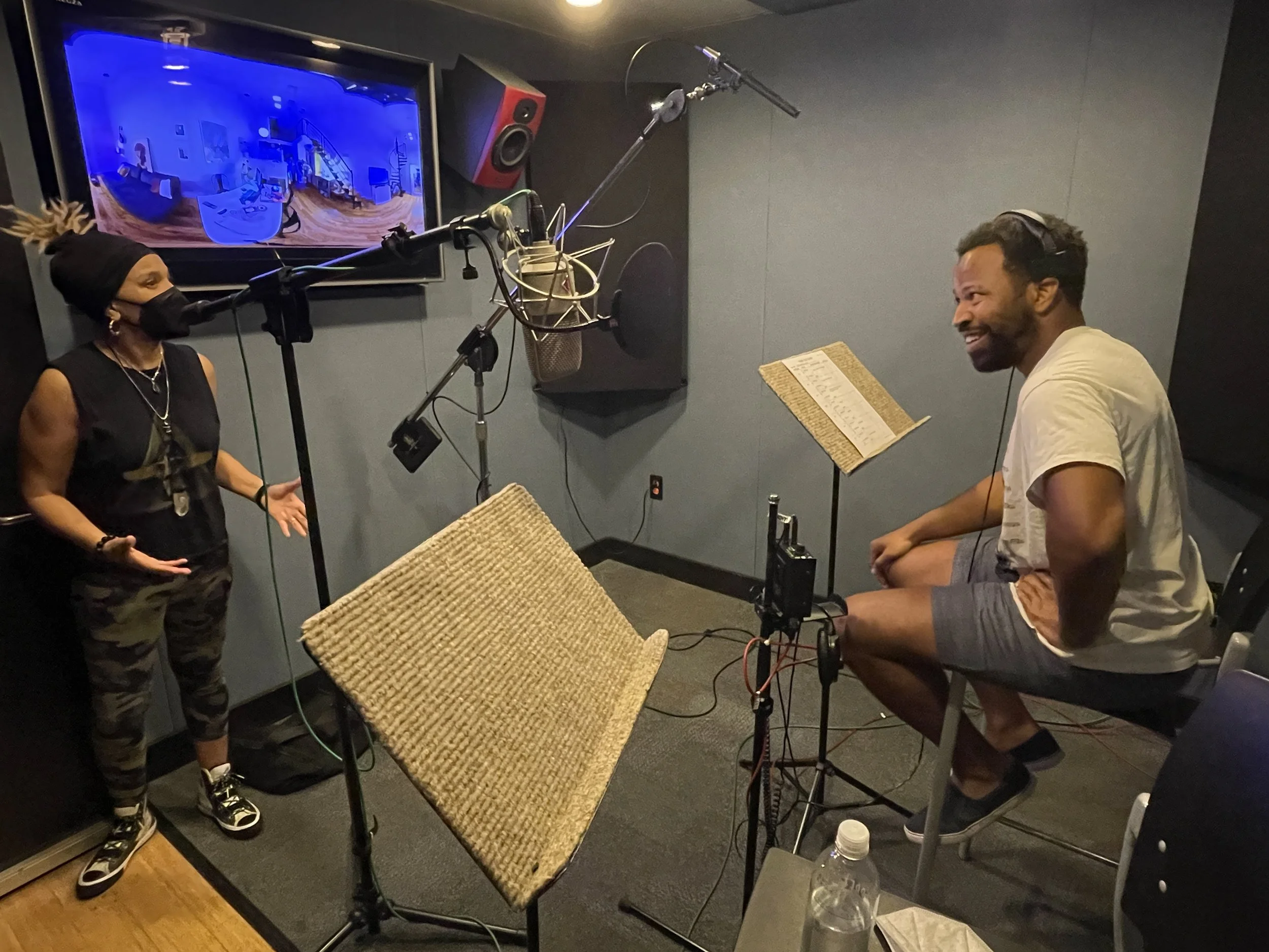 Jarvis Matthews and Director, Lin Que ADR Session at NYU Tisch