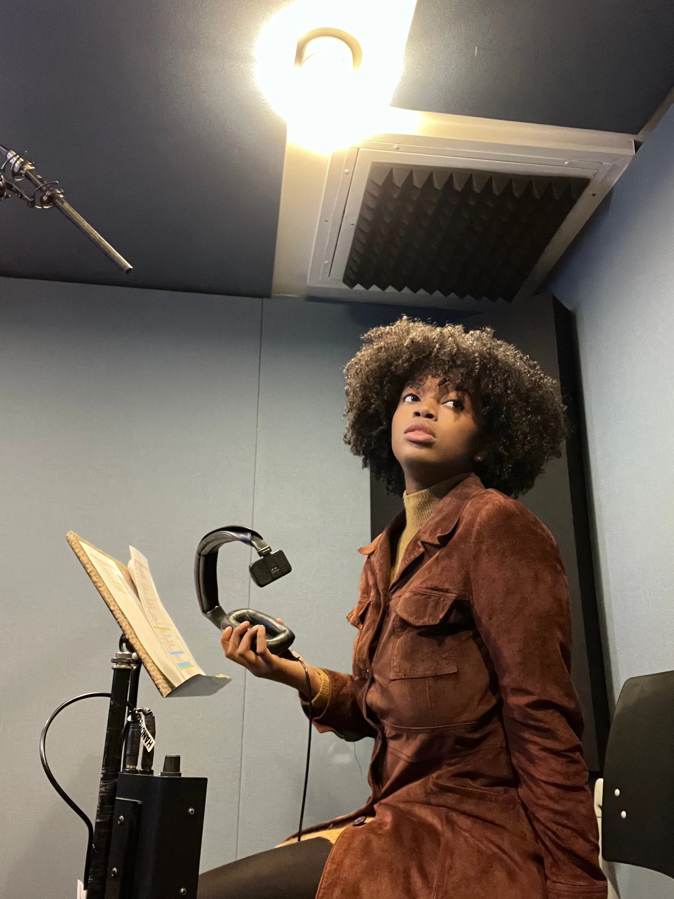 Reese Antoinette recording ADR.