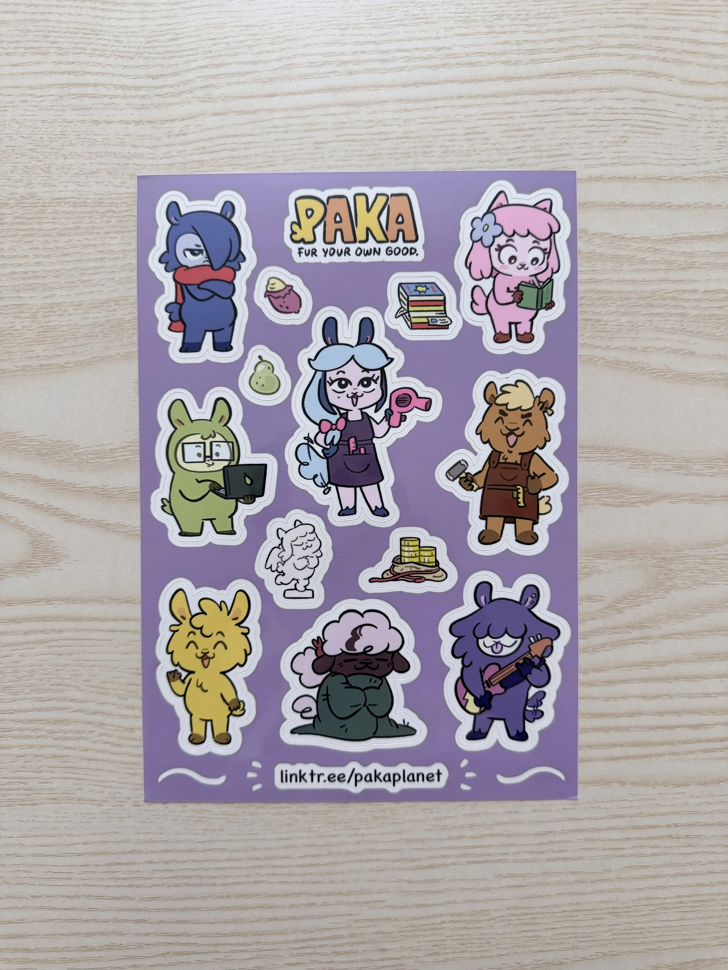 Paka Friends Stickers