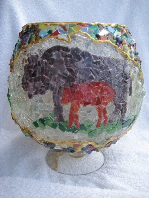 American Bison Mother & Calf