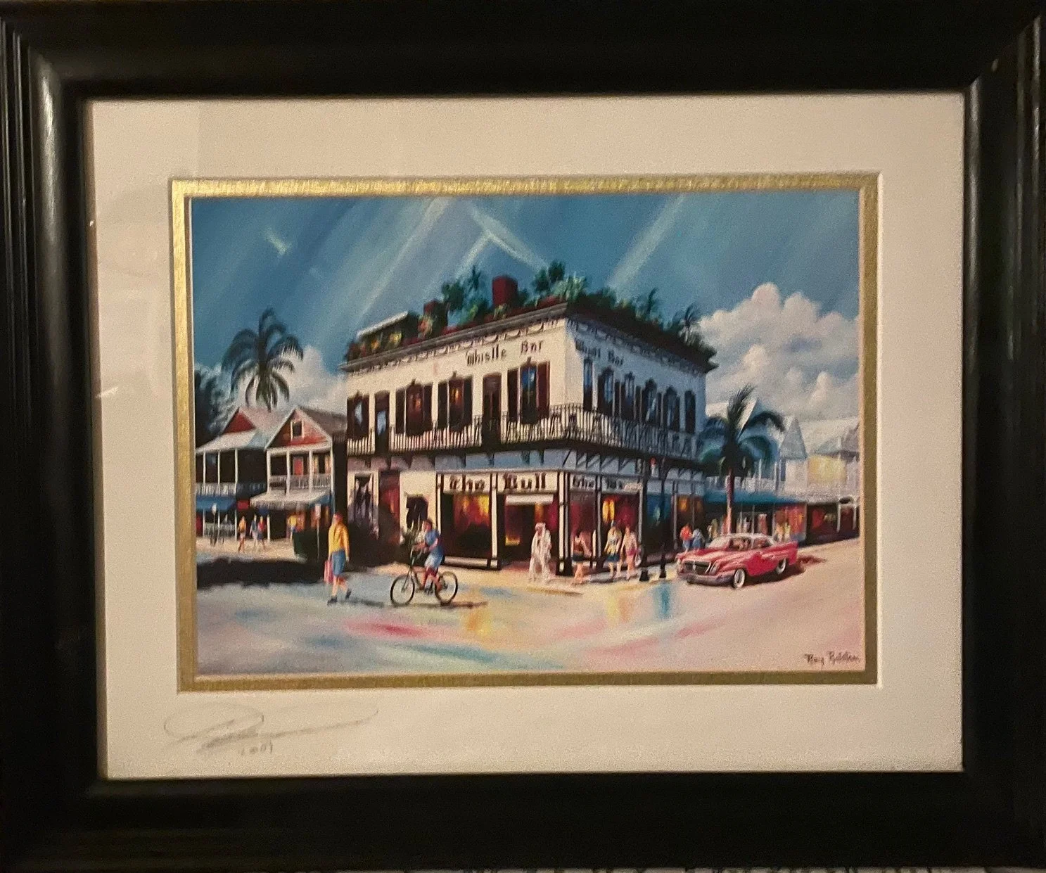 Bull & Whistle Framed Print by Ray Rolston, 13.5"x 16.5" ~ $48