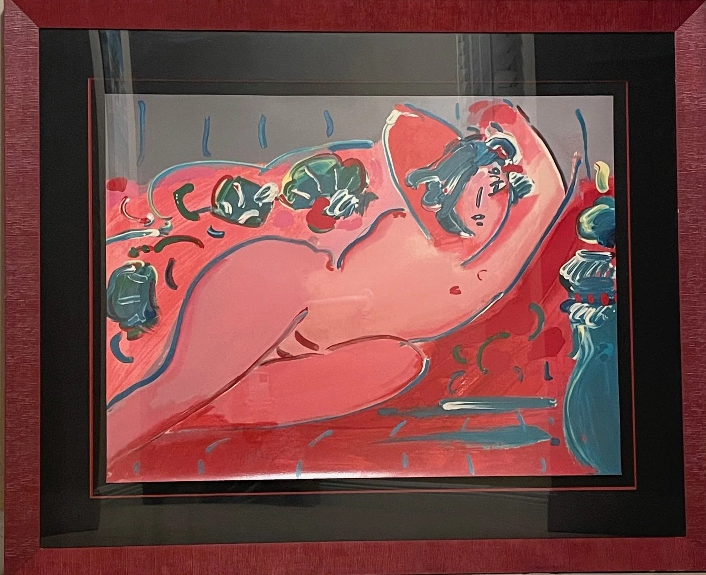 "Red Lady" Giclée by Peter Vey.  #276/300.  54.5"x 45"  ~ Call for more information