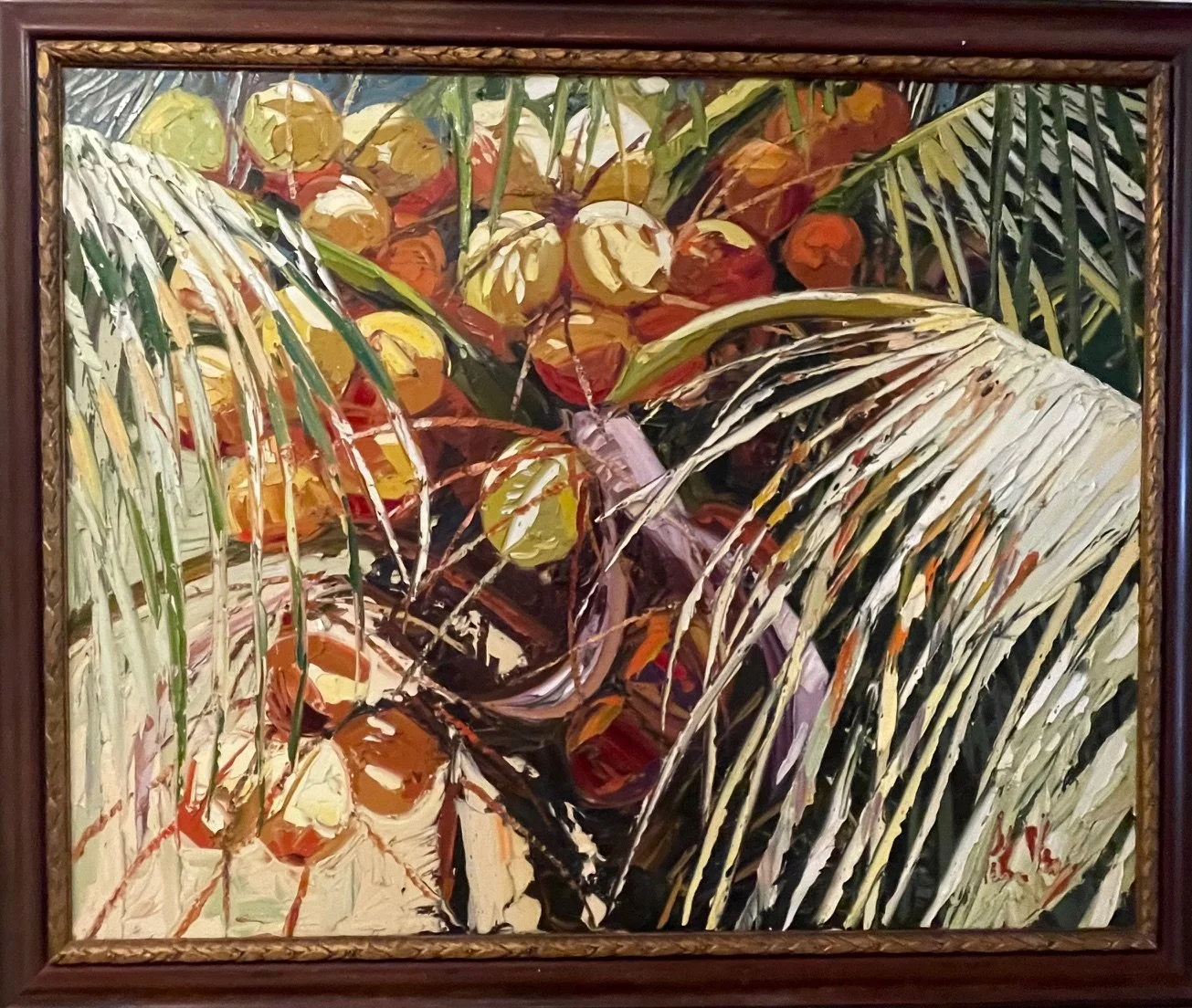 Original Peter Vey Oil Painting, Signed & Framed.   48"x 58" ~ $28,000
