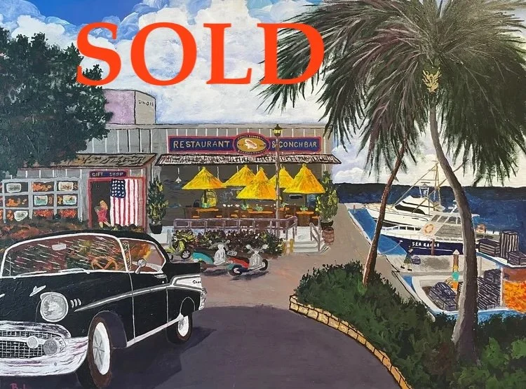 "Key West" by Bob De Hart, 30"x 40" ***SOLD***