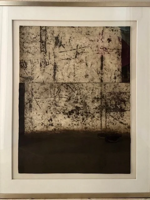 'Bring the Pieces Back Together' by P. Carbon, 2001.  32"x 39"x 1.25", Signed & Framed.  $495