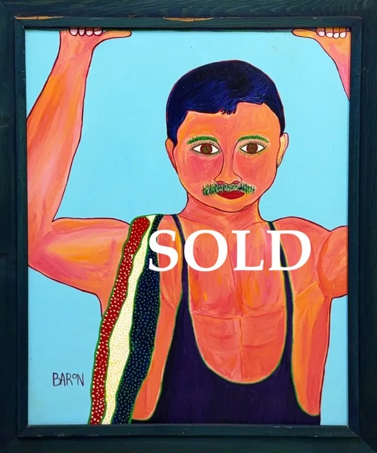 Beach Bod  by Jack Baron
Acrylic on Canvas, 28" x 22"  ***SOLD***