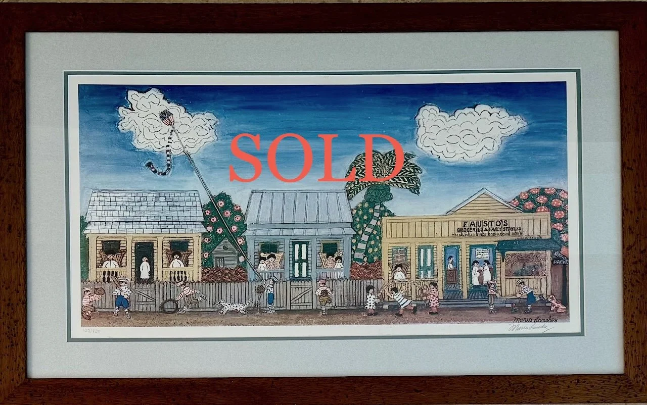 Fausto's by Mario Sanchez, Signed
Digital on Paper, 13.5" x 26" - $275 - SOLD-