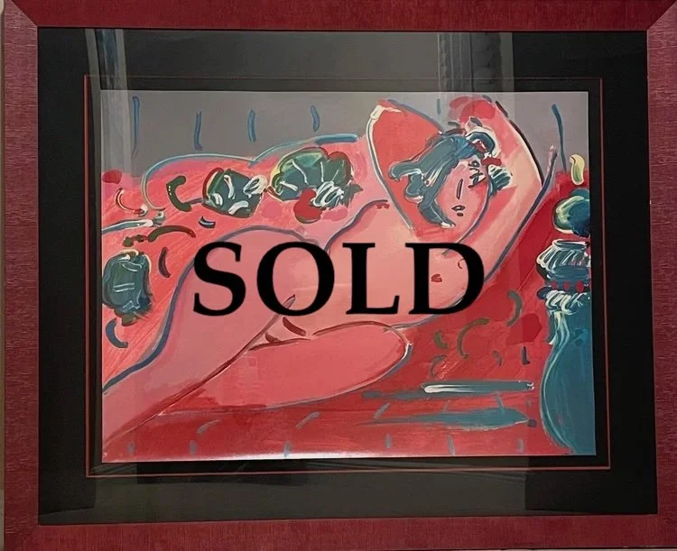 "Red Lady" Giclée by Peter Vey.  #276/300.  54.5"x 45" ***SOLD***