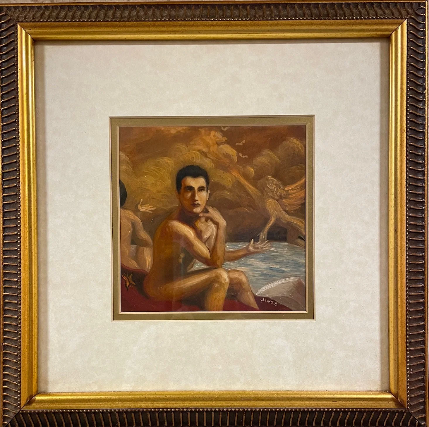 Original Painting, Unknown Artist.  6"x 6"  
~ $100