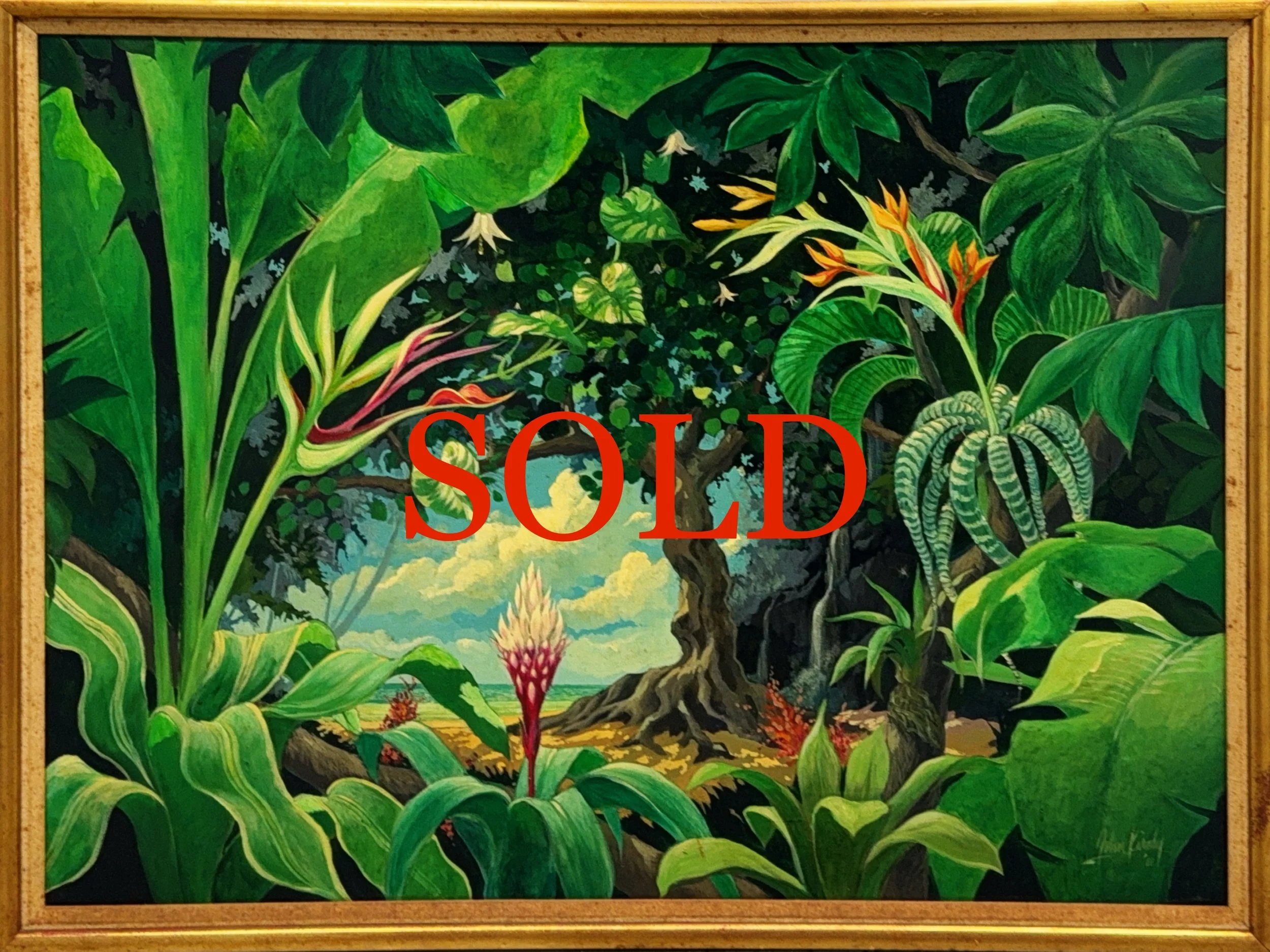 Paradise by John Kiraly, 1982
Oil on Canvas, 30" x 40" - $4,000.   -SOLD-
