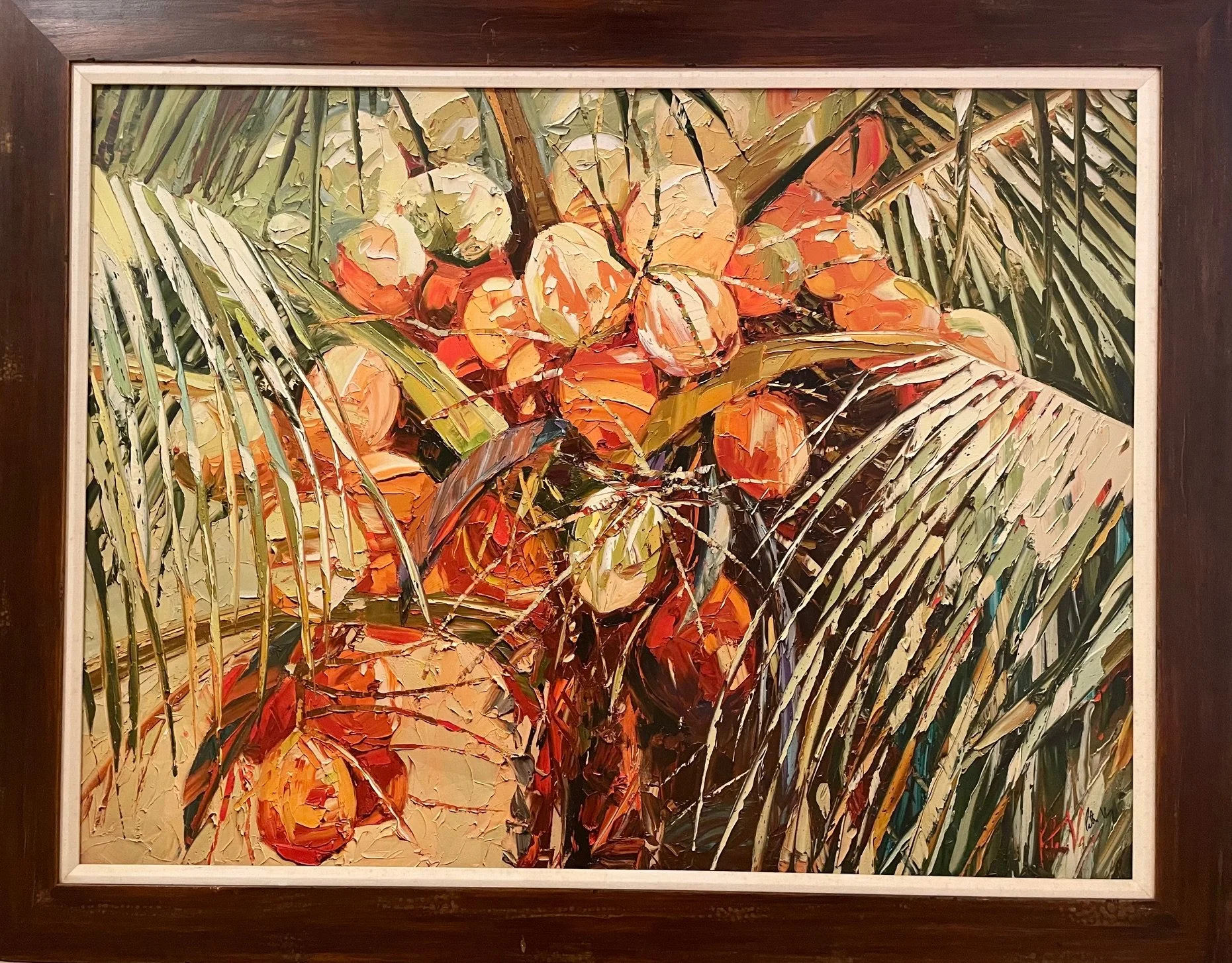 Coconuts Gicleé by Peter Vey.  44"x 56" ~ $3,500