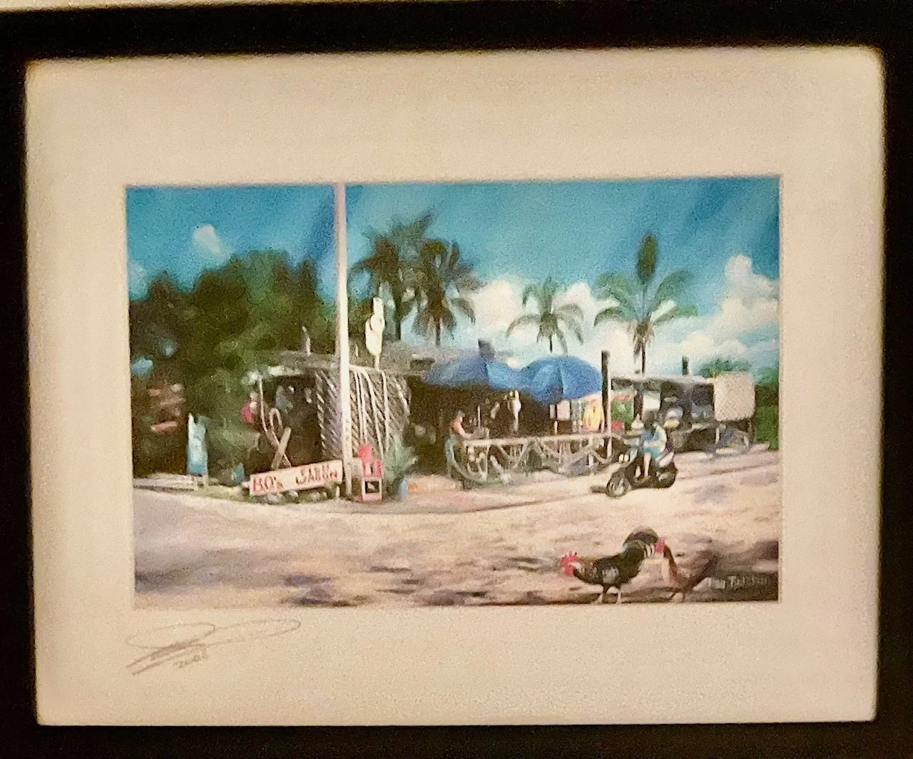 B.O.'s Fish Wagon Framed Print by Ray Rolston,  12"x 15" ~  $48