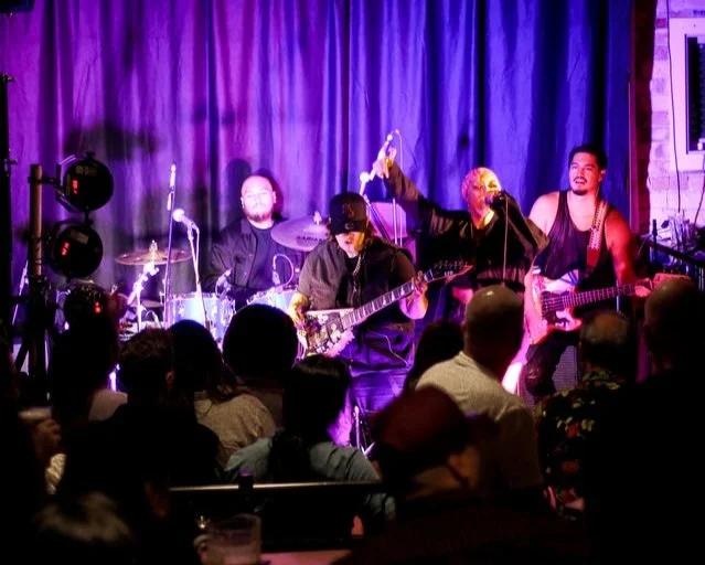 Live band playing on Saturday night at The Kingslander sports bar, Kingsland