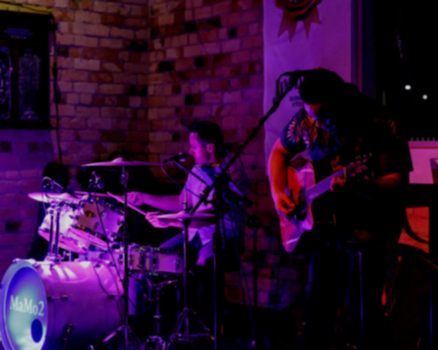Band playing live at The Kingslander in Kingsland