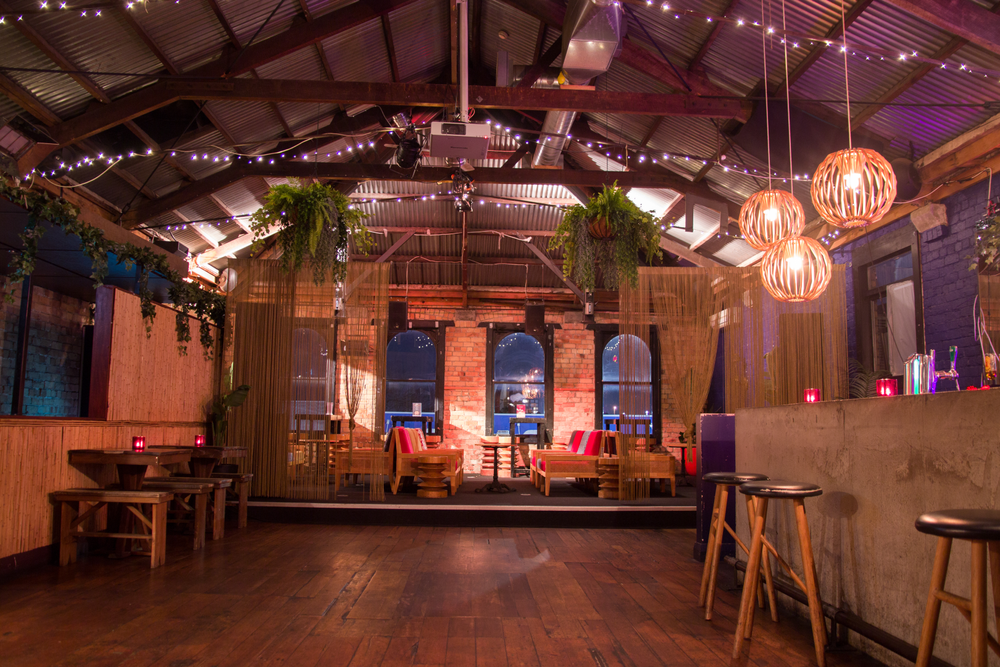Raised lounge area at Nectar Bar
