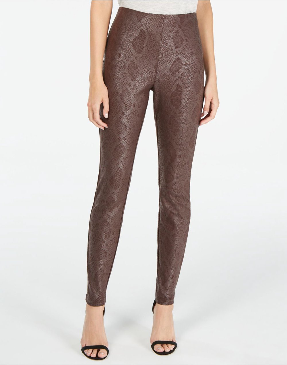 INC International Concepts Women's Snake-Print Skinny Pants Brown — Melrose  and Vine Collective