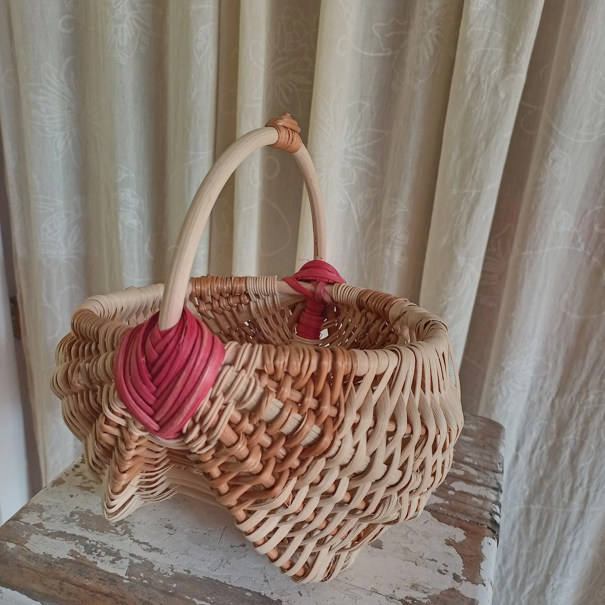 *SOLD* Rattan and Will Egg Basket
