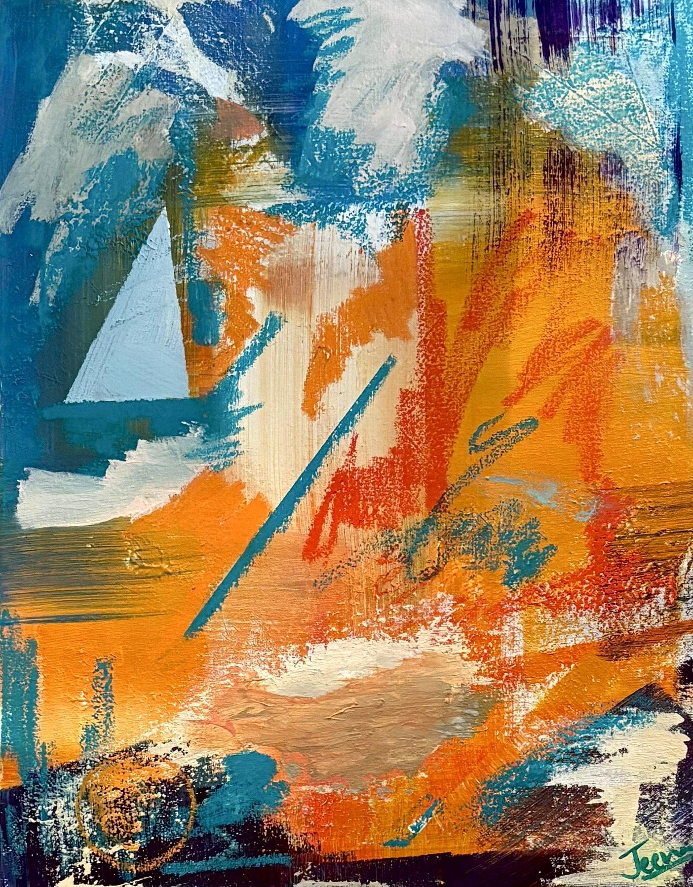 Untitled | 16 x 20 in | Acrylic on canvas