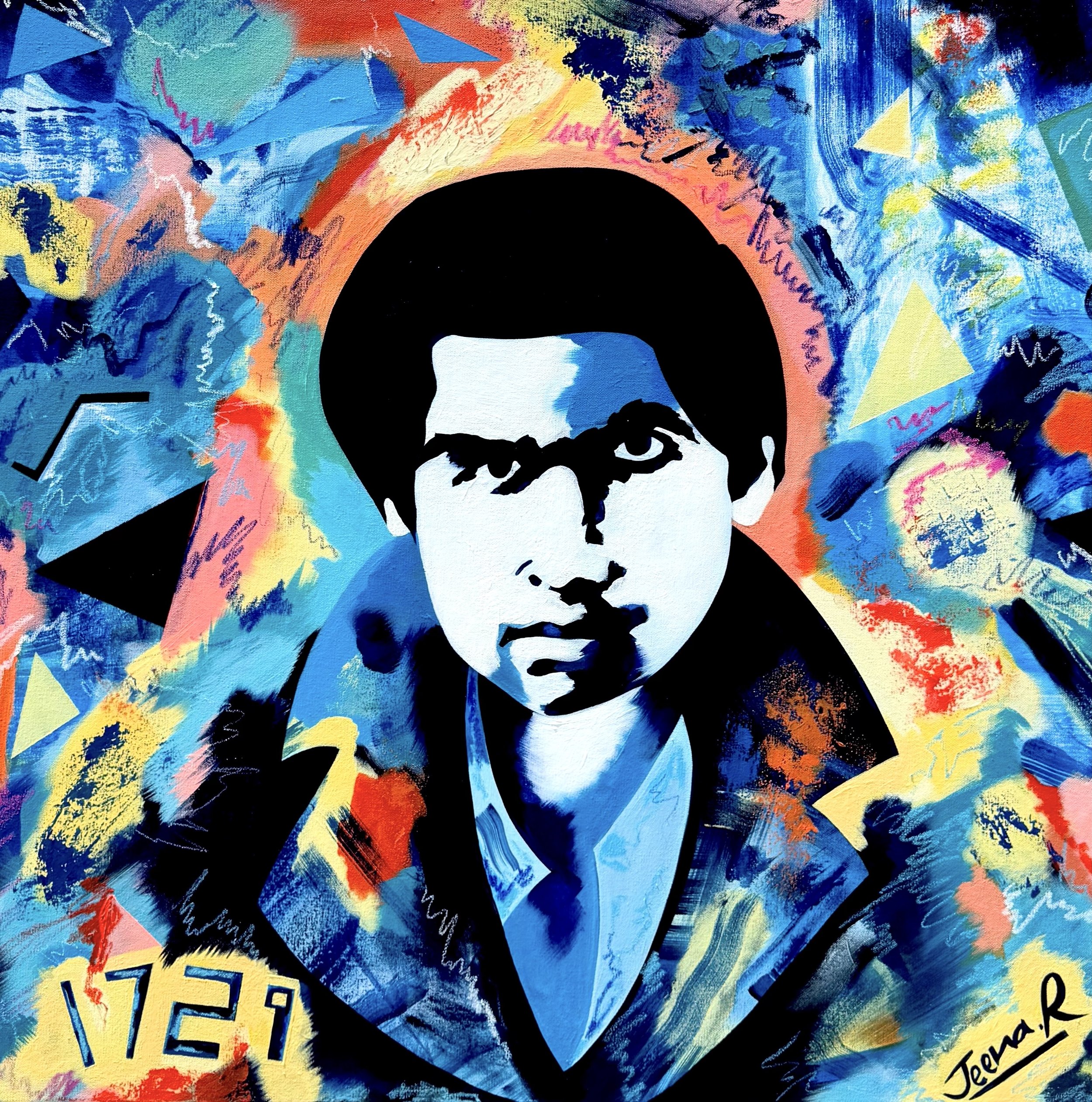 Ramanujan | 36 x 36 in | Acrylic on canvas