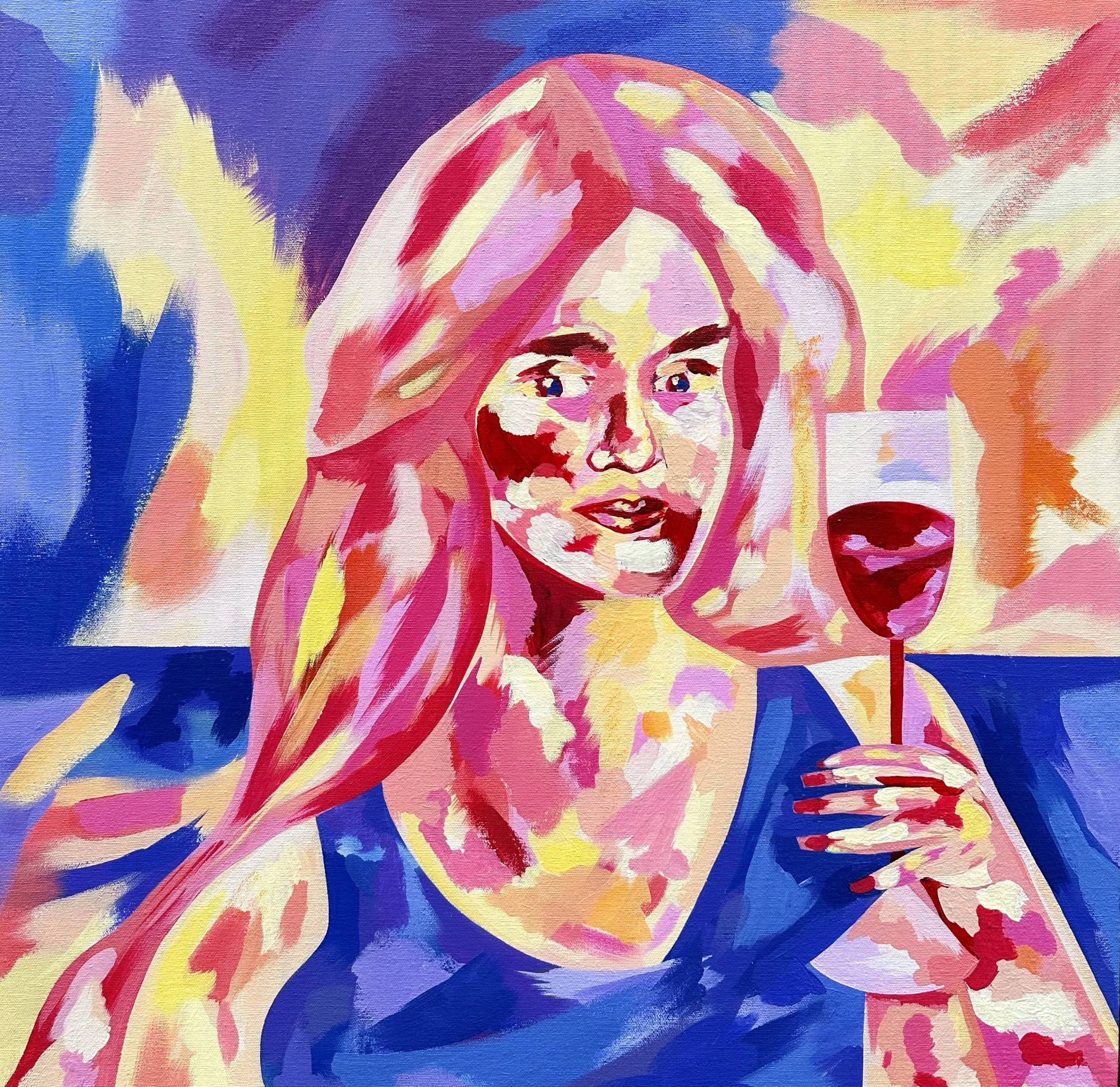 Seeking | 24 x 24 in | Acrylic on canvas
